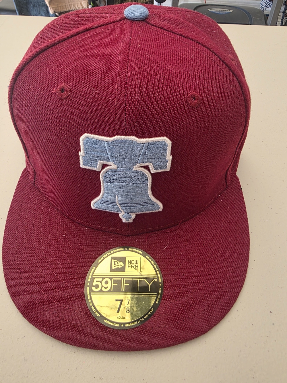 New Era red Philadelphia Phillies World Series 1980 Fitted Sz 7-7/8